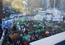 Las tres centrales sindicales exigen acción urgente de la OIT por protocolo antiprotesta de Bullrich
