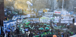 Las tres centrales sindicales exigen acción urgente de la OIT por protocolo antiprotesta de Bullrich