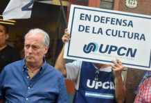 UPCN se movilizó al Fondo Nacional de las Artes en defensa de la cultura